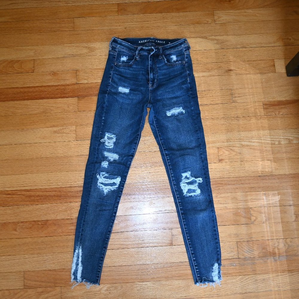 American Eagle Ripped Skinny Jeans